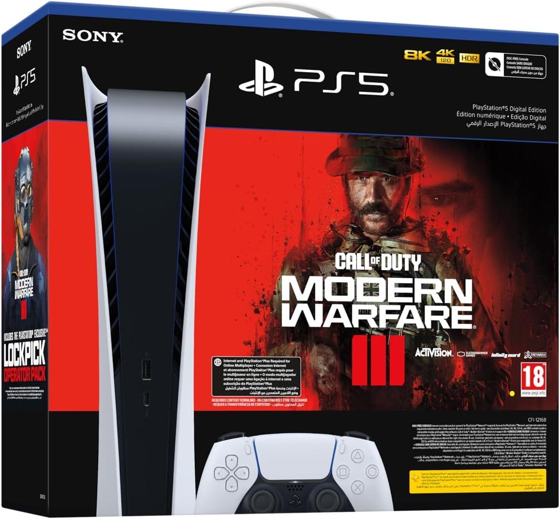 TECNOSHOP PS5 DIGITAL C + CODMW3